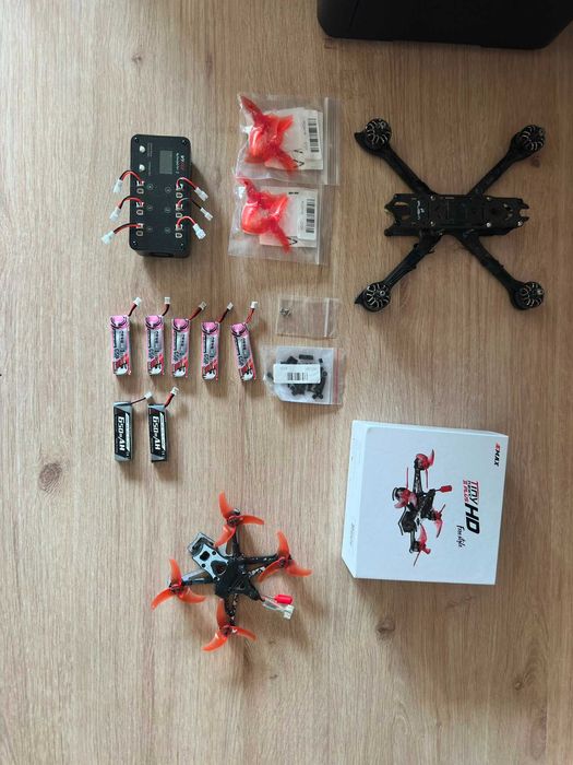 Zestaw Dron EMAX Tinyhawk III Plus Freestyle + Ładowarka ViFly + Dużo Baterii + Rama z silnikami XING 5 cali