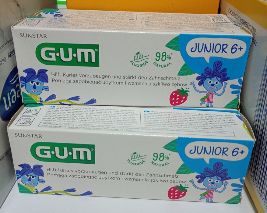 Pasta do zębów GUM Junior 6+ 50 ml
