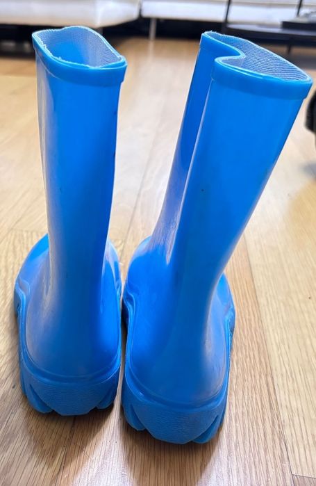 botas azuis de tamanha 35 eur