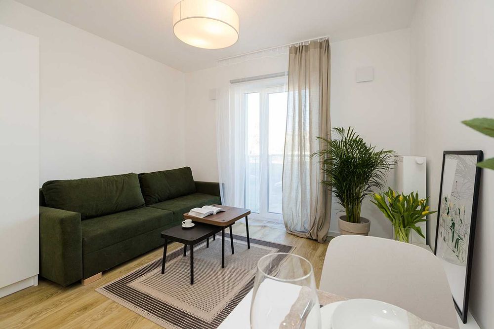 STAŁA CENA! Studio 24m² z balkonem, kawalerka, komfortowe, nowoczesne, jasne, zwierzolubne Pierwszy najem!