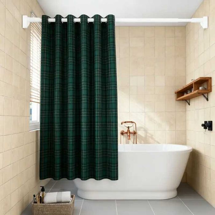 Regulowany teleskopowy pręt do zasłon – montaż bez wiercenia 1,6-2,5m