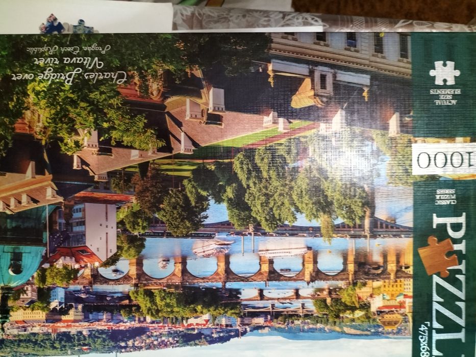 Пазлы картонные на 1000 шт.