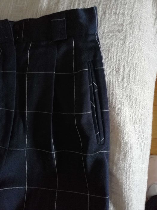 Calças golf senhora novas qualidade tecido com lã