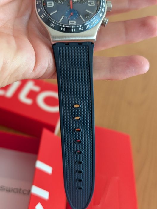 Swatch Irony BLUE GRID (YVS454) stan bdb