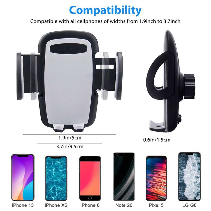 Suporte para telefone para carro iPhone, Android