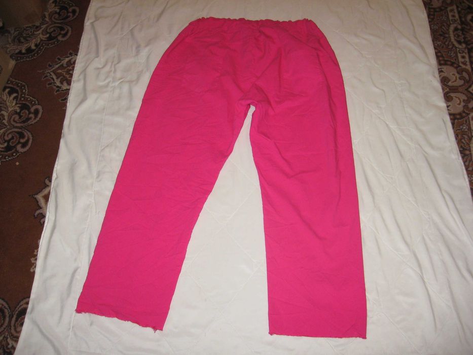 spodnie damskie różowe bardzo duże pas 40-140cm 4xl 5xl 6xl 7xl