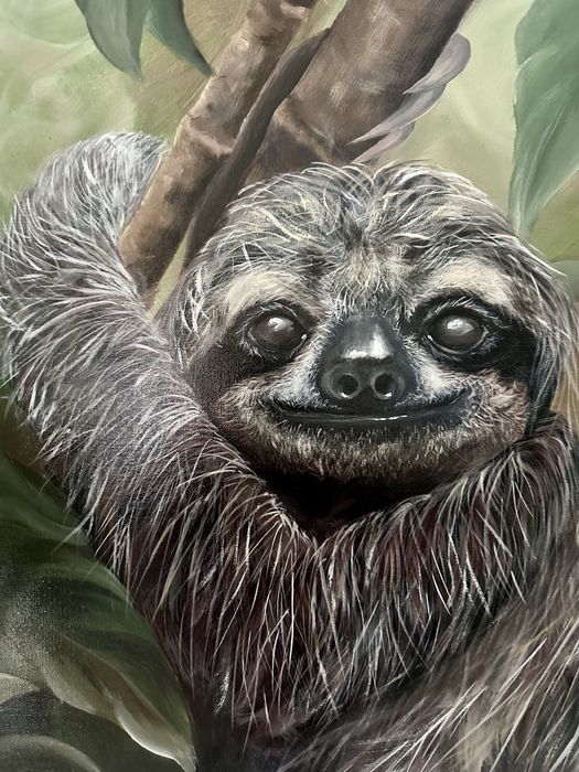 Картина Лінивець, акрил, 60*50 см