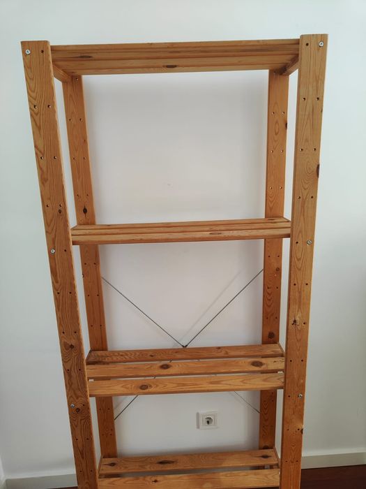 Estante de prateleira madeira Hejne