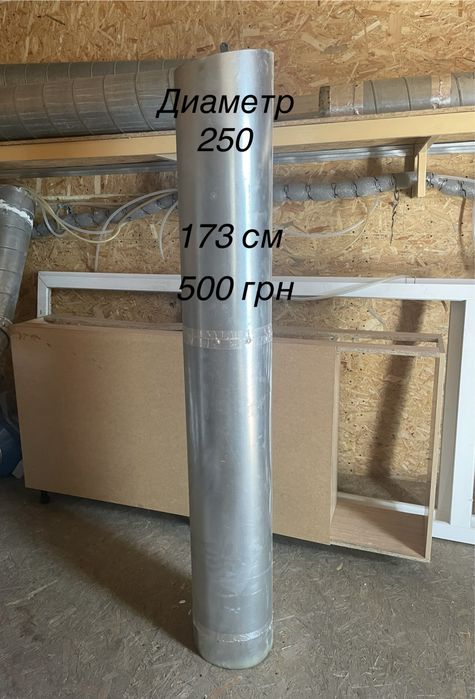 Оцинковані вентиляційні труби фасонні, повітропровід Вентс