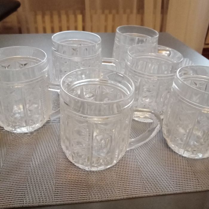 Кружки стеклянные