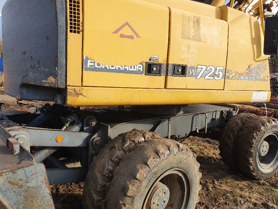 koparka furukawa ls 725 silnik cummins 3.9 pompa linde łożyskoobrotu