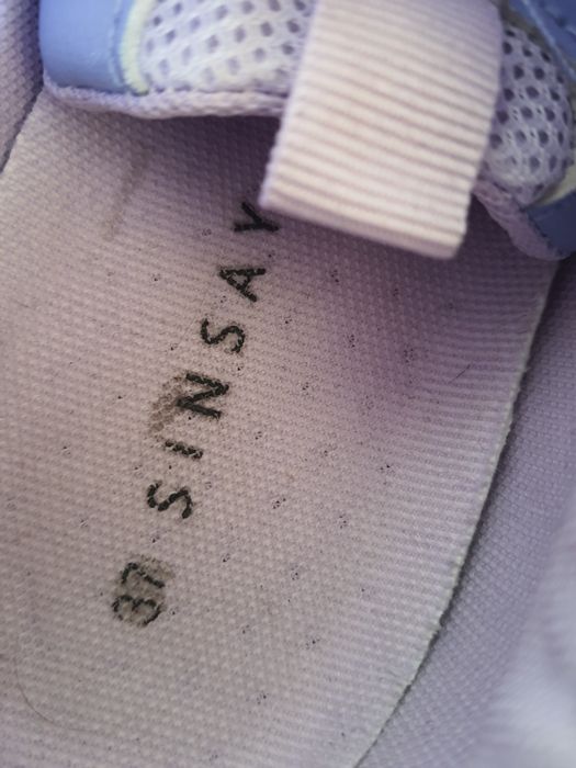 Buty sportowe snacersy na platformie lila Sinsay rozmiar 37