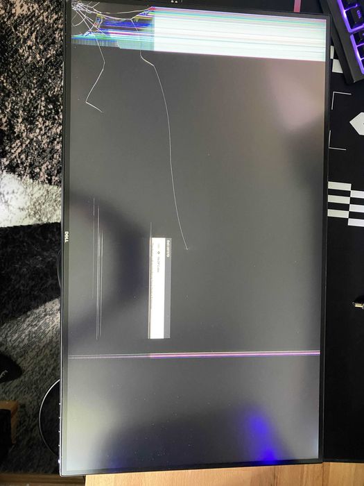 Monitor Dell U2717D 27" 2560x1440 IPS "rozbity"