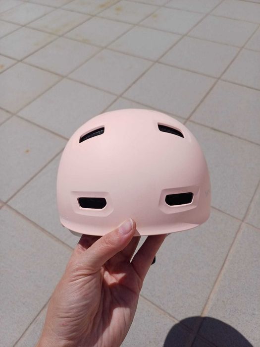 Capacete Oxelo MF500 Rosa – Menina