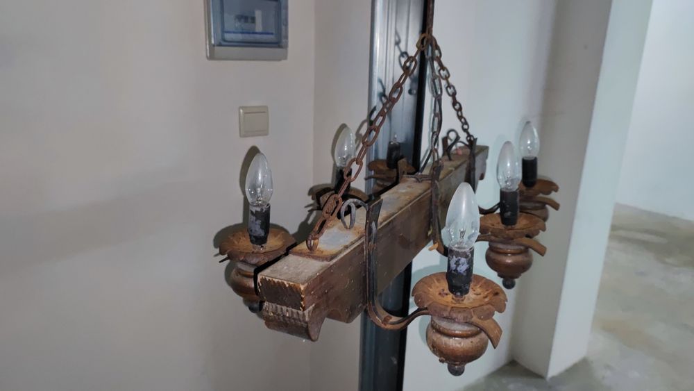 Candeeiro teto antigo para restaurar