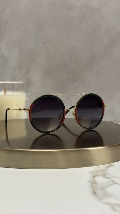 Сонцезахисні окуляри Gucci GG0061S 003 56 круглі жіночі оригінал