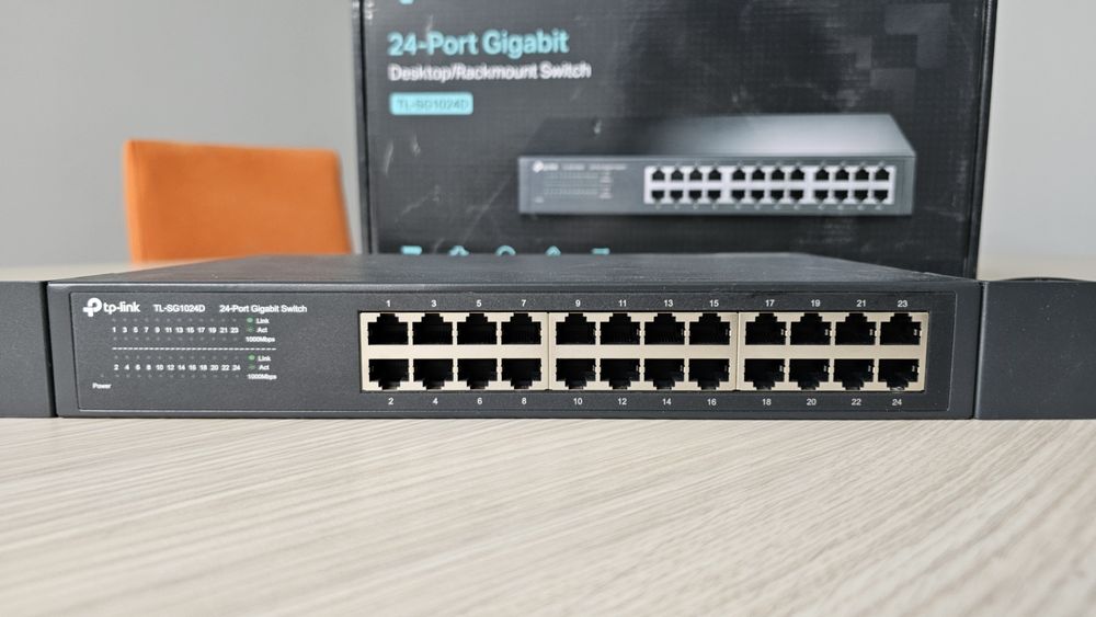 Switch 24 porty rack ruter TL-SG1024SD TP-LINK