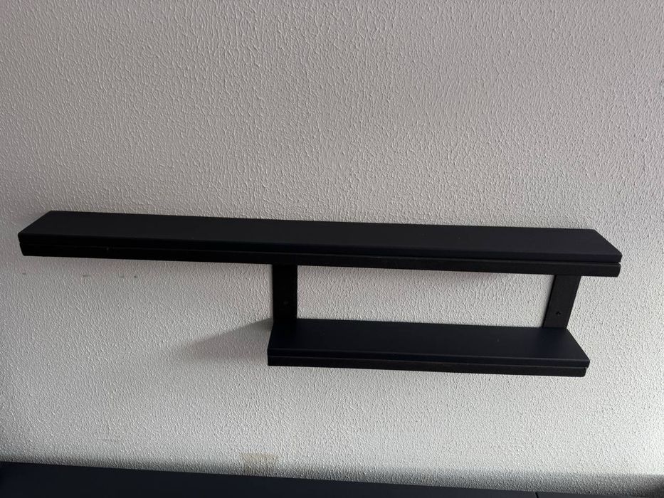 Полиця настінна сіра