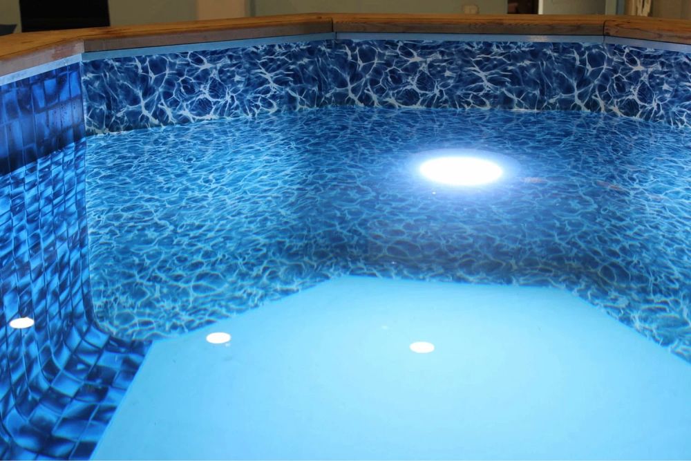 Дерев'яний басейн. Під ключ. Каркасный деревянный бассейн.