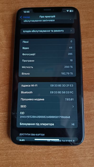 Iphone XS MAX 256 GB
