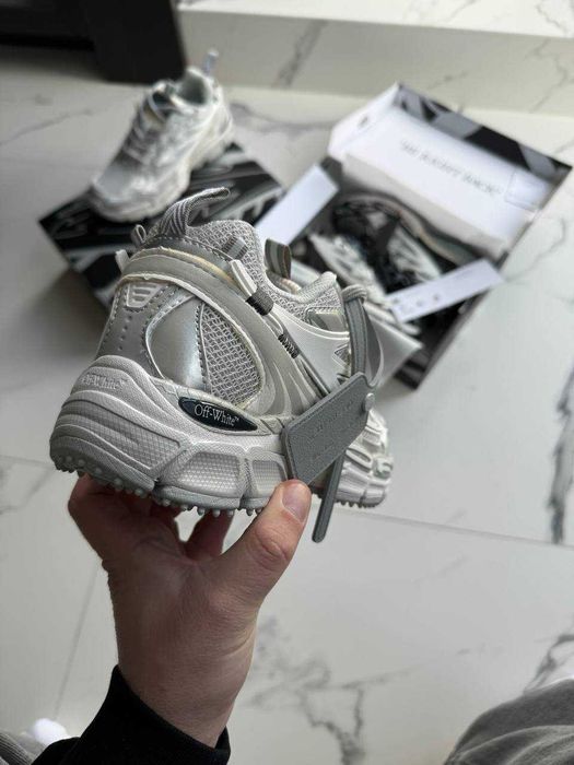 Кросівки Off-White Be Right Back Grey / кроси Офф-Вайт Бі Райт сірі