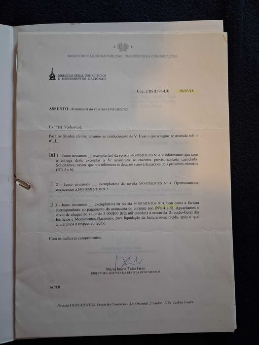 Revista semestral de Edifícios e Monumentos