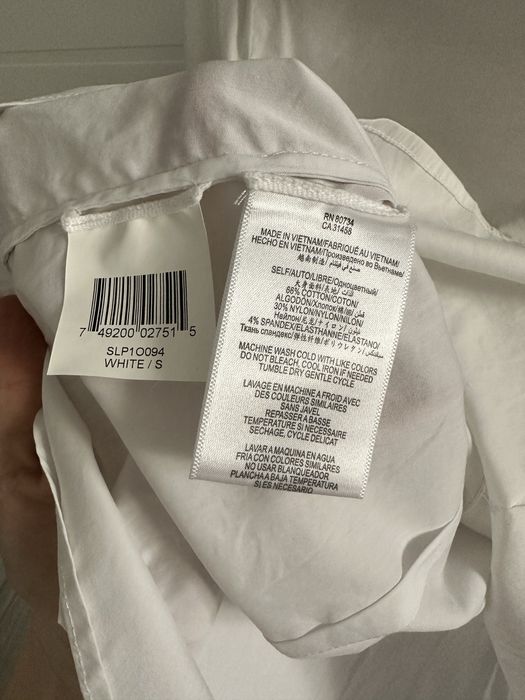 Biala klasyczna koszula bcbg maxazaria