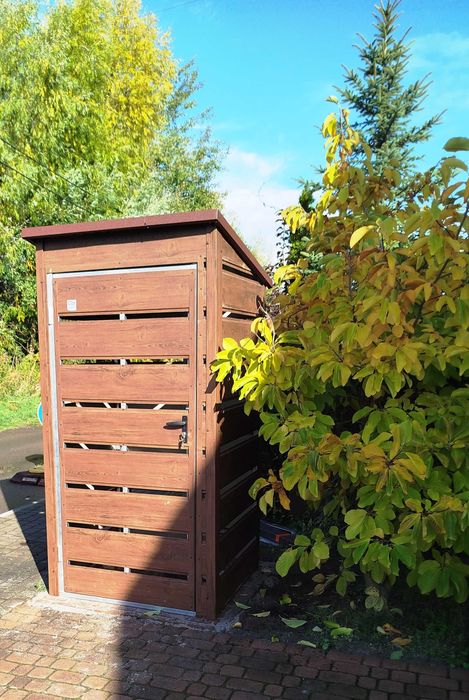 TOALETA ogrodowa. WC na działkę