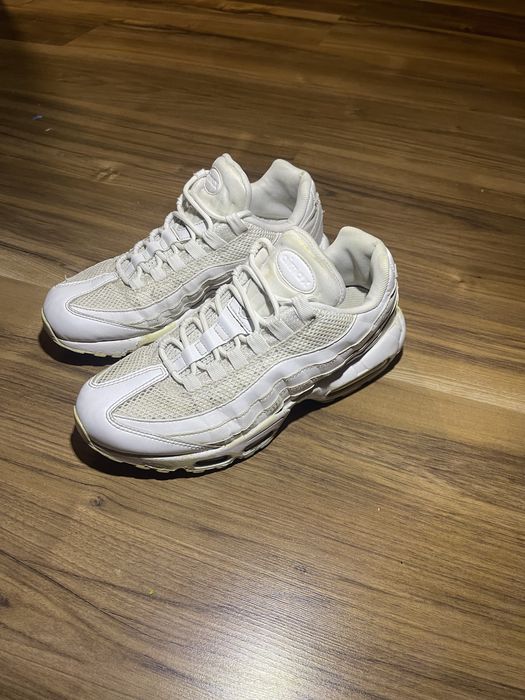 Білосніжні кросівки nike air max 95 41