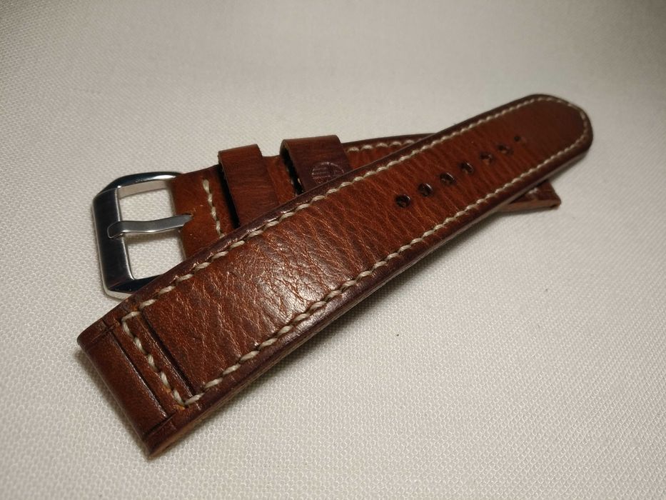 Pasek skórzany do zegarka -  Vintage 20 mm - Full Grain