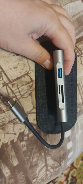 Хаб адаптер type-c кардрідер WIWU для MacBook Imac Ipad type с и hdmi