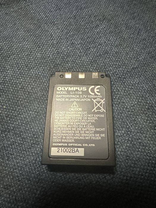Olympus model LI-10B bateria 3.7V 1090mAh