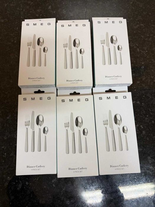 Lote de seis talheres SMEG