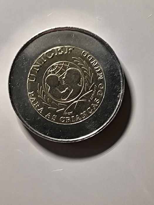 Moeda Comemorativa 100 Escudos 1999 – UNICEF / Erro “Portugusa”