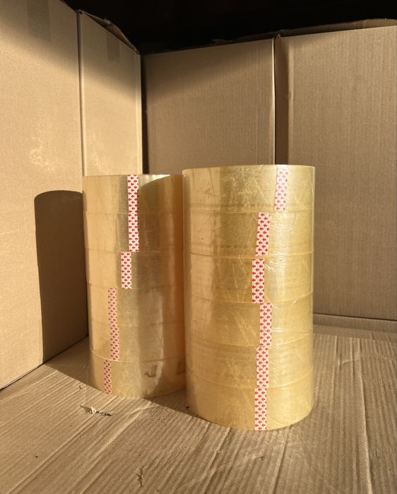 Скотч, стрічка самоклейка, скотч пакувальний 300м 500м