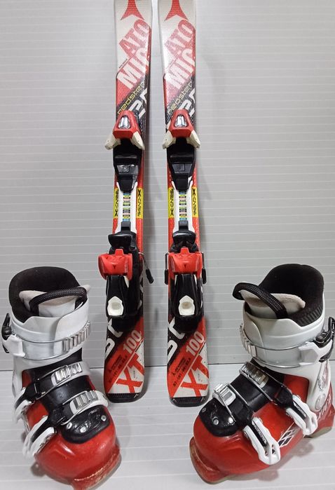 Zestaw atomic redster 100 cm + buty 21.5 cm