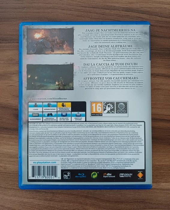 Jogo PS4 Bloodborne