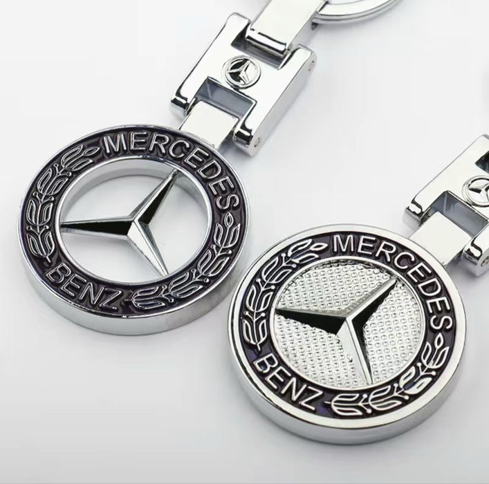 Металічний брелок Mercedes-Benz для ключів Мерседес-Бенц