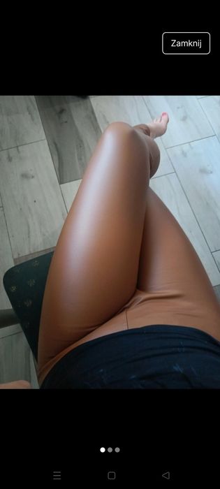 Legginsy czekoladowe