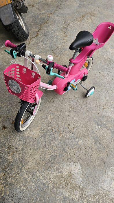 Bicicleta De Criança 3-4,5 Anos 500 Unicórnio 14 Polegadas BTWIN