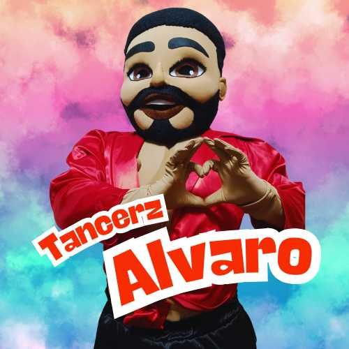 Biały Miś Tancerz Striptizer Alvaro lalka Jessica  – Żywa Maskotka