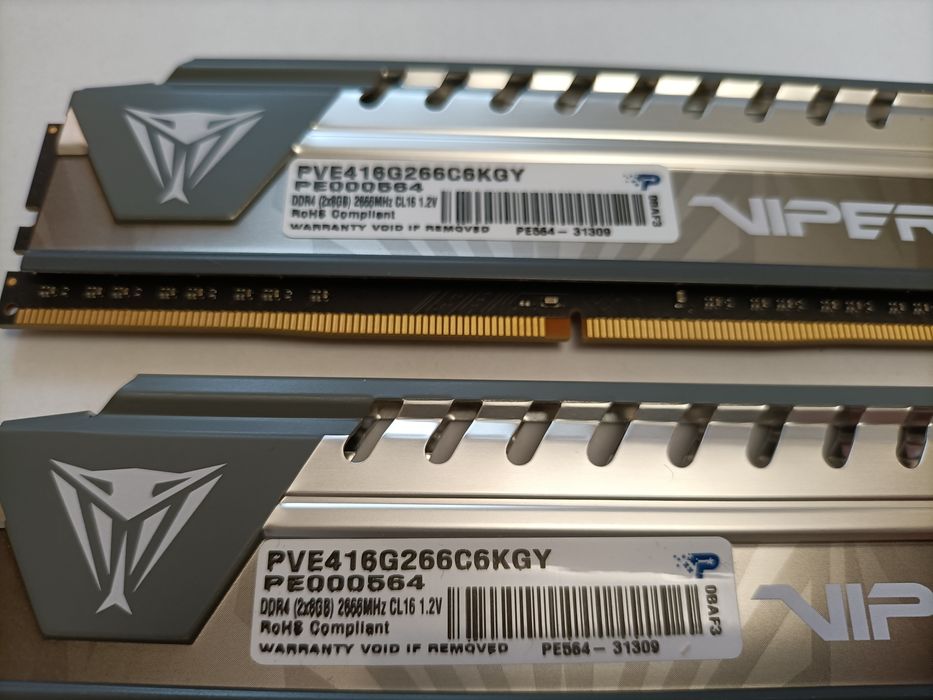 Patriot Viper Elite 2x8GB (16GB) DDR4 2666MHz CL16 (PVE416G266C6KGY)