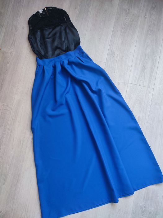 Вечірня сукня синя розмір 48 L