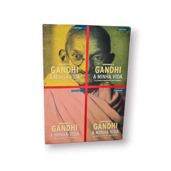 Gandhi – A Minha Vida (4 Volumes + Box) – Coleção Completa Expresso