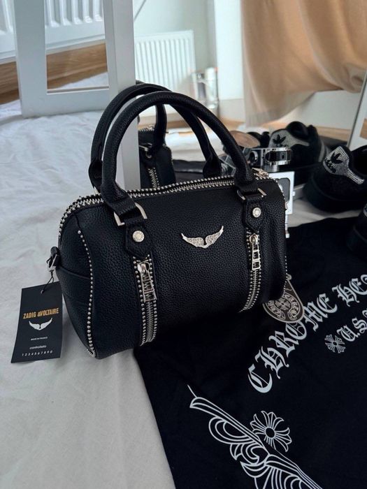 ‼️РОЗПРОДАЖ‼️ Сумка Zadig&Voltaire / Zadig/Жіноча сумка / Шкіряна сумка / Zadig & Voltaire