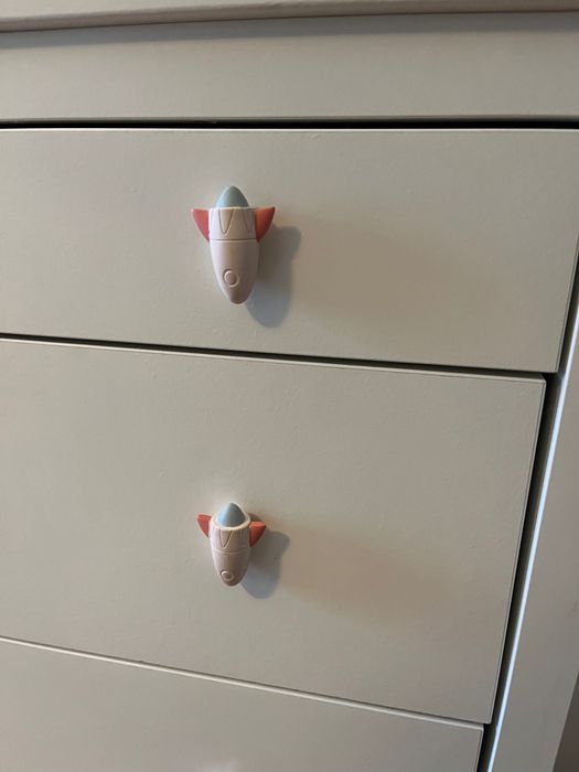 Cómoda koppang - Branco com 5 gavetas