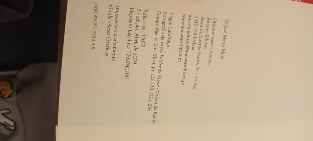 Livro A Telefonia - Memórias da Rádio