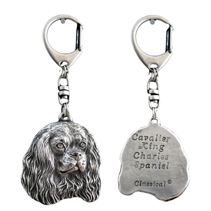 Cavalier King Charles Spaniel brelok posrebrzany Art-Dog