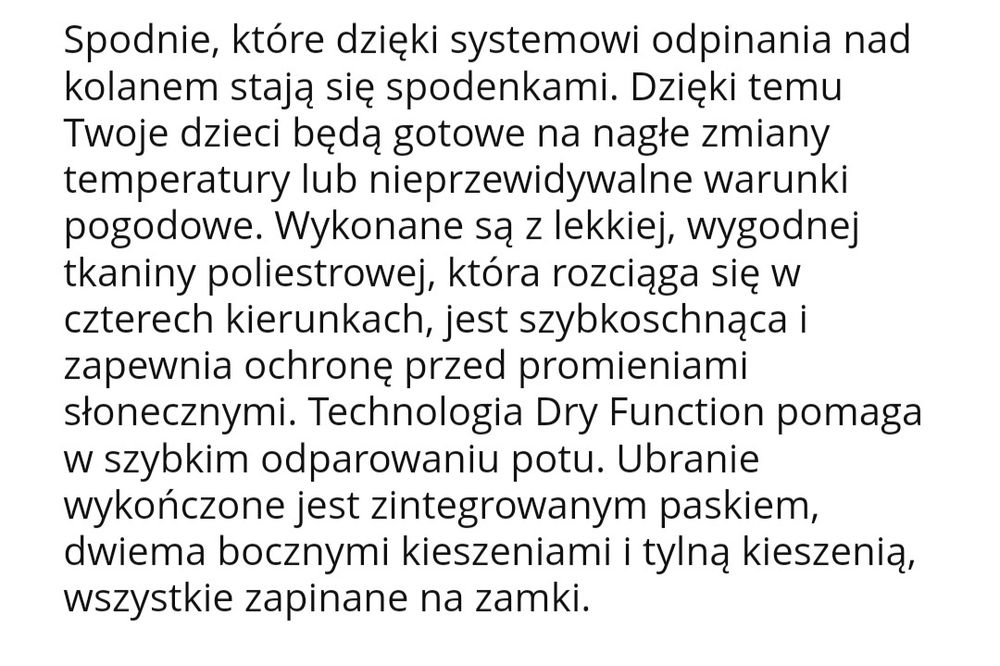 Spodnie cmp trekingowe