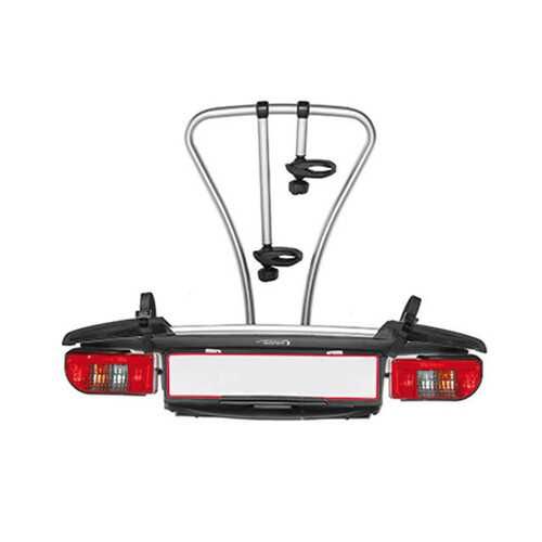 Bagażnik Uchwyt Platforma rowerowy na hak holowniczy Yakima JustClick 2 srebrny